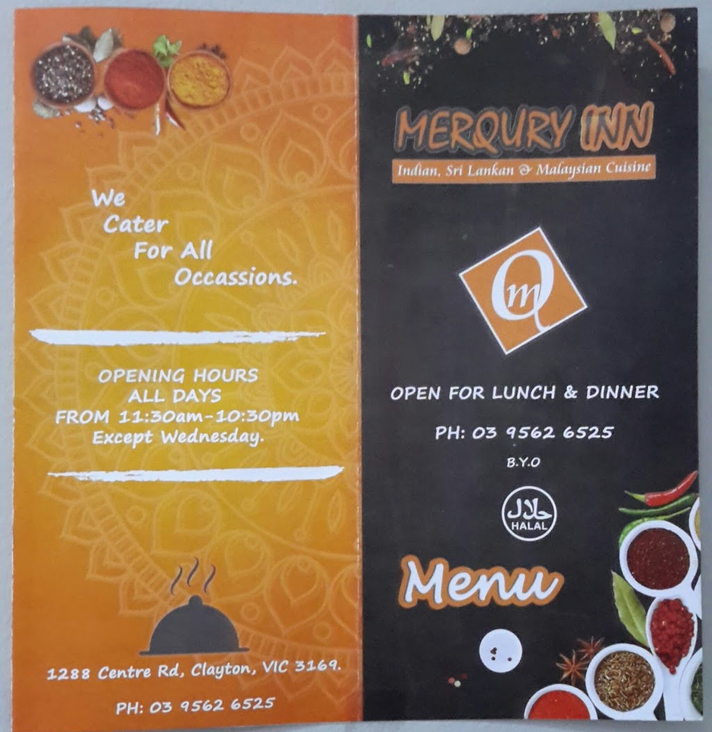 Merqury Inn | restaurant | 1288 Centre Rd, Clayton VIC 3168, Australia | 0395449606 OR +61 3 9544 9606
