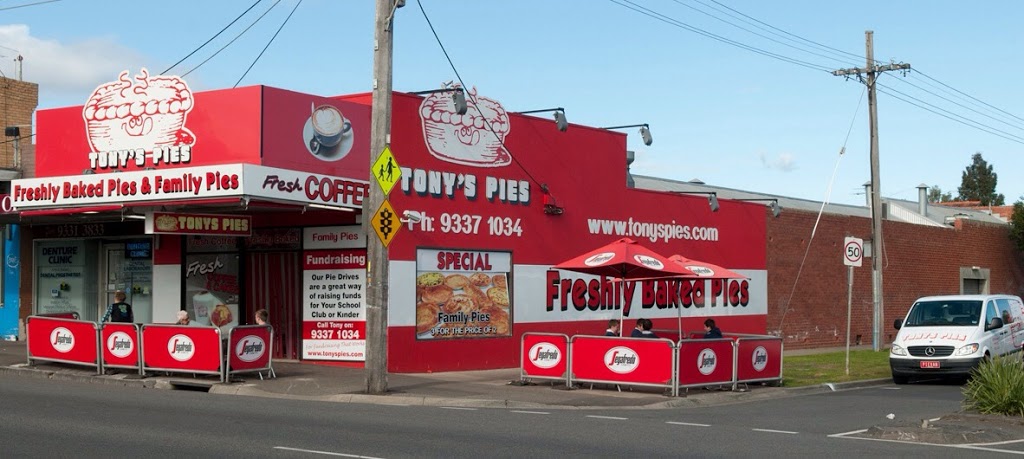 Tonys Pies | bakery | 309 Buckley St, Essendon VIC 3040, Australia | 0393371034 OR +61 3 9337 1034