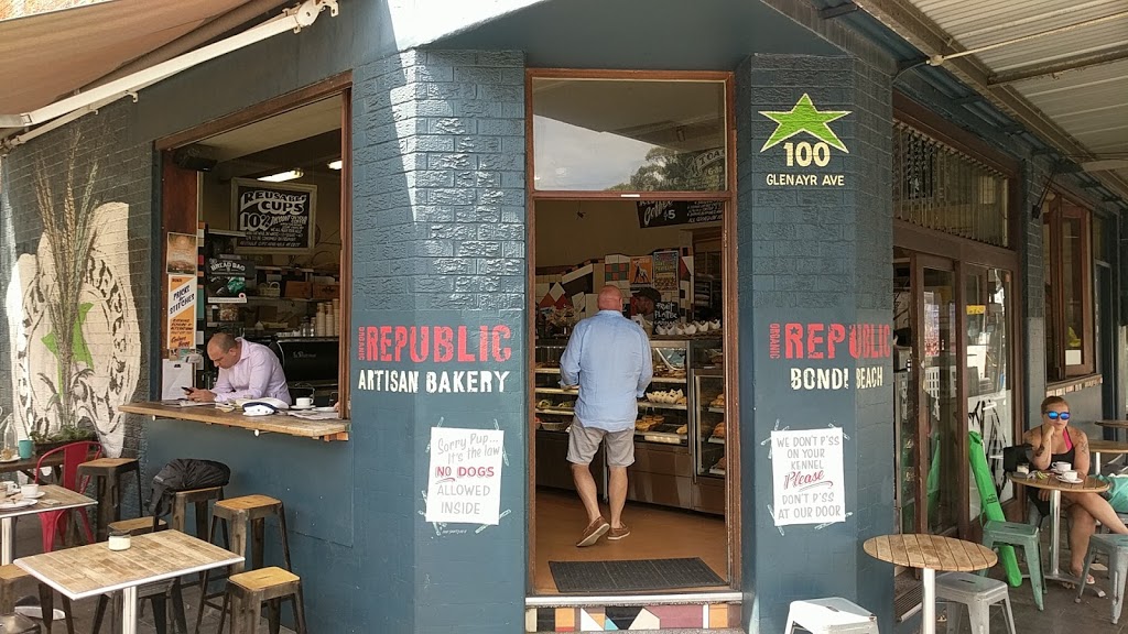 Organic Republic Bakery | bakery | 100 Glenayr Ave, Bondi Beach NSW 2026, Australia | 0293008804 OR +61 2 9300 8804