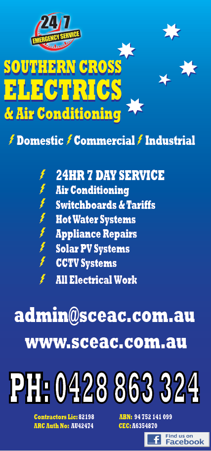 Southern Cross Electrics & Air Conditioning | 2/136 Moore Rd, Kewarra Beach QLD 4879, Australia | Phone: 0428 863 324