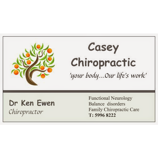 Casey Chiropractic - Dr Ken Ewen | health | 17 Cranbourne Pl, Cranbourne VIC 3977, Australia | 0359968222 OR +61 3 5996 8222