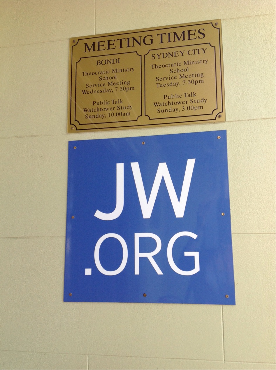 Kingdom Hall of Jehovahs Witnesses, Paddington | church | 20 Leinster St, Paddington NSW 2021, Australia | 0293315232 OR +61 2 9331 5232