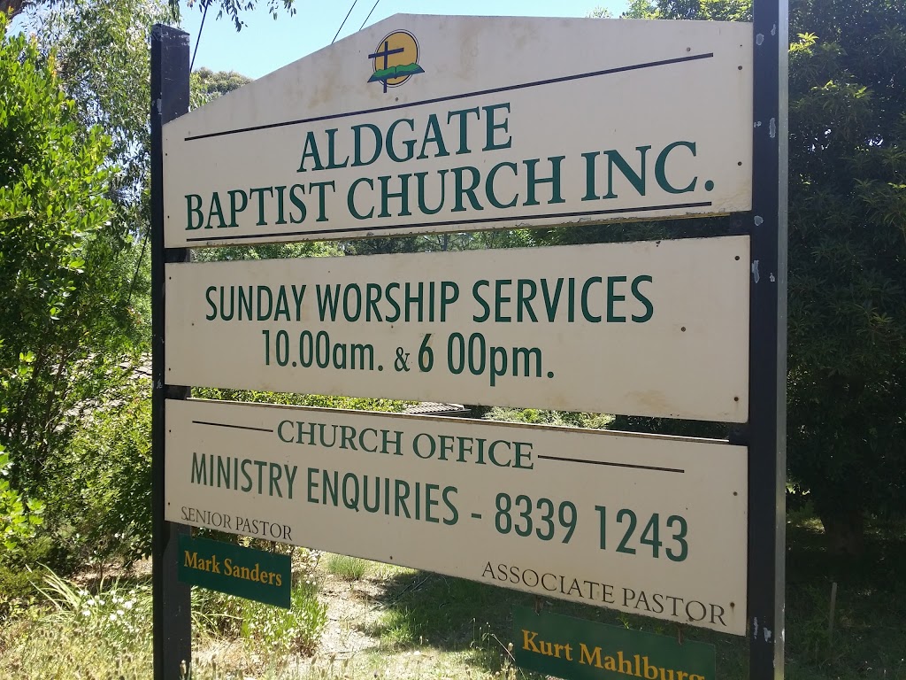 Hills Baptist Church Aldgate | church | 202 Old Mount Barker Rd, Aldgate SA 5154, Australia | 0883391243 OR +61 8 8339 1243