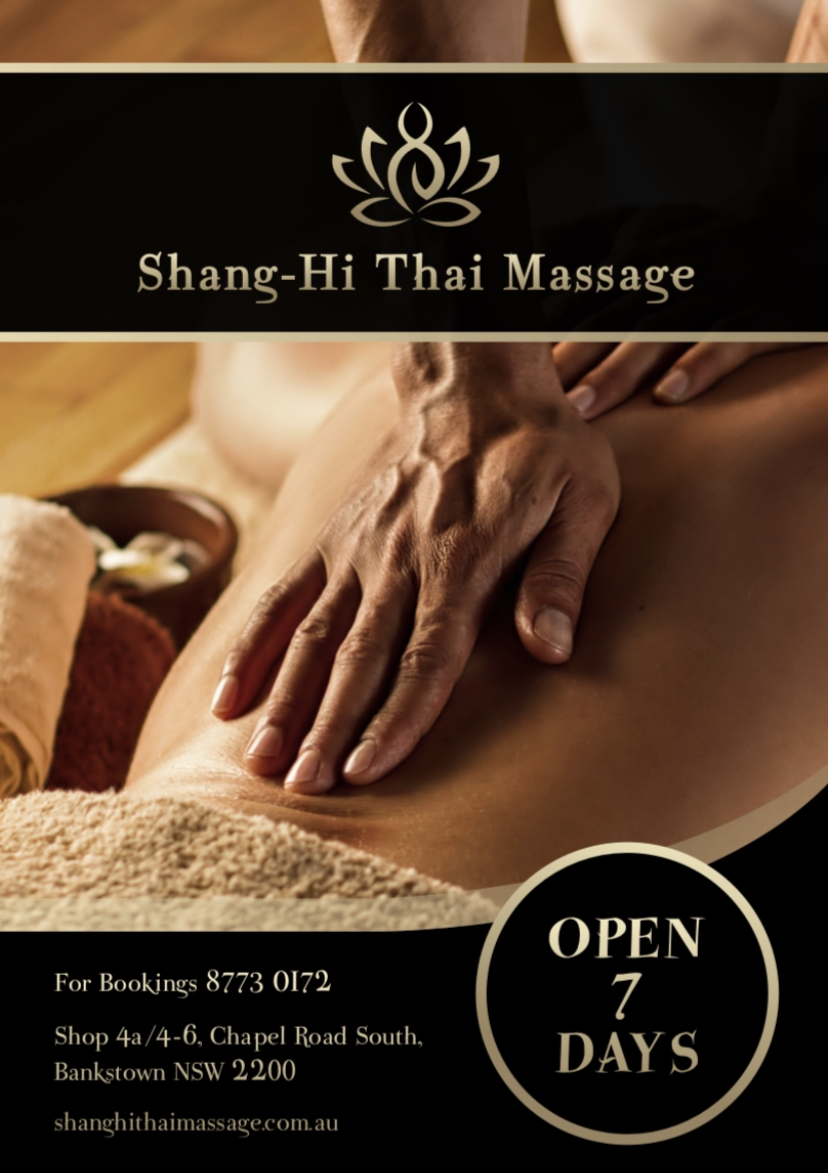 Shang-Hi Thai Massage | 4/6 Chapel Rd, Bankstown NSW 2200, Australia | Phone: (02) 8773 0172