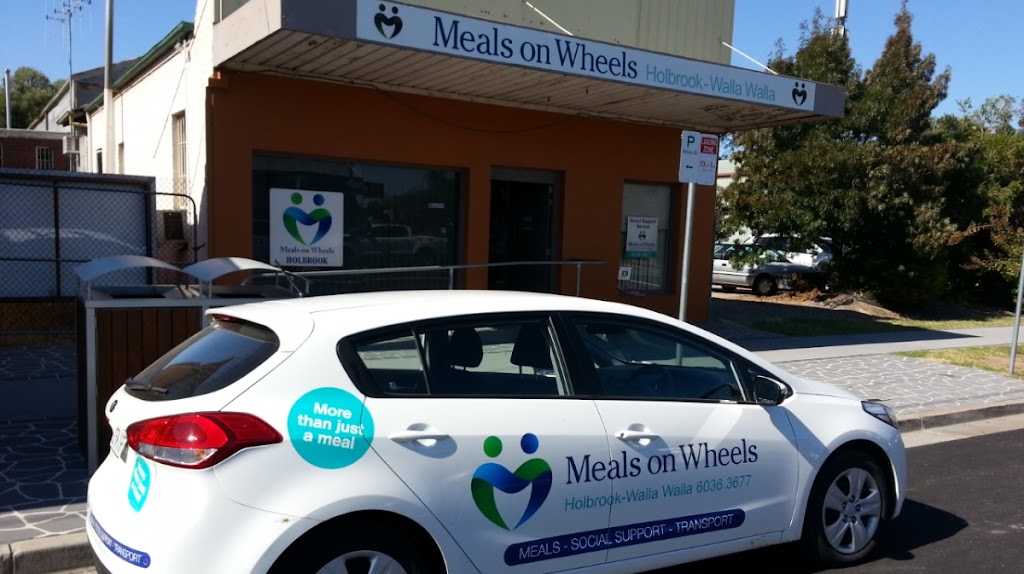 Holbrook Meals On Wheels & Social Support Service |  | 114a Albury St, Holbrook NSW 2644, Australia | 0260363677 OR +61 2 6036 3677
