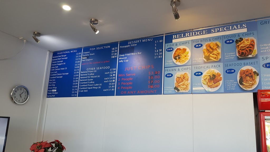 Belridge Fish & Chips | restaurant | 36A Gwendoline Dr, Beldon WA 6027, Australia | 0893076071 OR +61 8 9307 6071