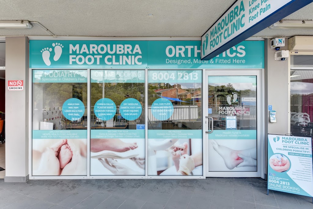 Maroubra Foot Clinic | Shop 10/3 Meagher Ave, Maroubra NSW 2035, Australia | Phone: (02) 8004 2813