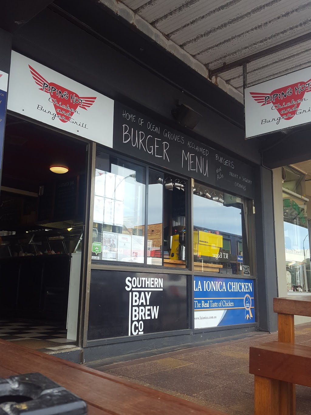 Piping Hot Chicken and Burger Grill | 6/63A The Terrace, Ocean Grove VIC 3226, Australia | Phone: (03) 5255 1566