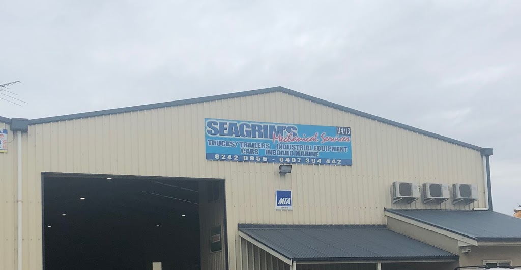 Seagrims Mechanical Services | car repair | 4/13 Creswell Rd, Largs Bay SA 5016, Australia | 0882420955 OR +61 8 8242 0955
