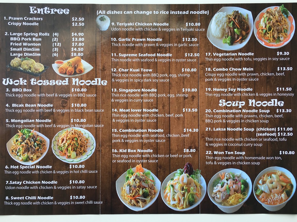 My Noodle Bar | shop 10/9 Elizabeth Ave, Clontarf QLD 4019, Australia | Phone: (07) 3283 8925