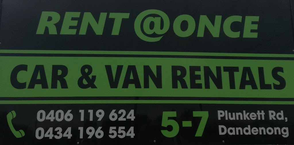 Rent@Once | 5/7 Plunkett Rd, Dandenong VIC 3175, Australia | Phone: 0406 119 624
