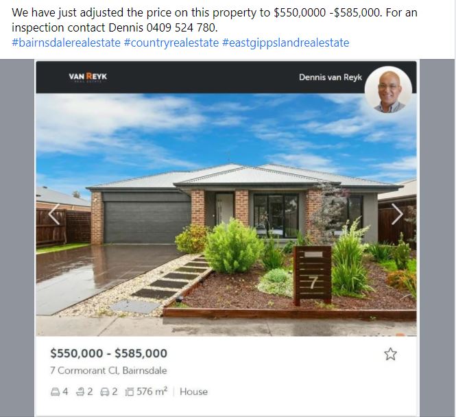 VAN REYK REAL ESTATE BAIRNSDALE | 7 Fitzgerald St, Bairnsdale VIC 3875, Australia | Phone: 0409 524 780