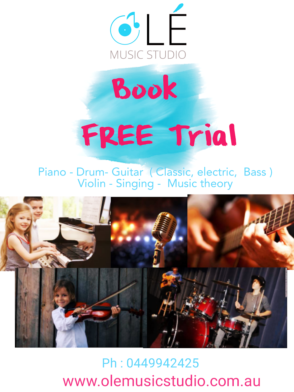 Olè Music School | 11 Benshaw Ct, Hillside VIC 3037, Australia | Phone: 0404 561 515