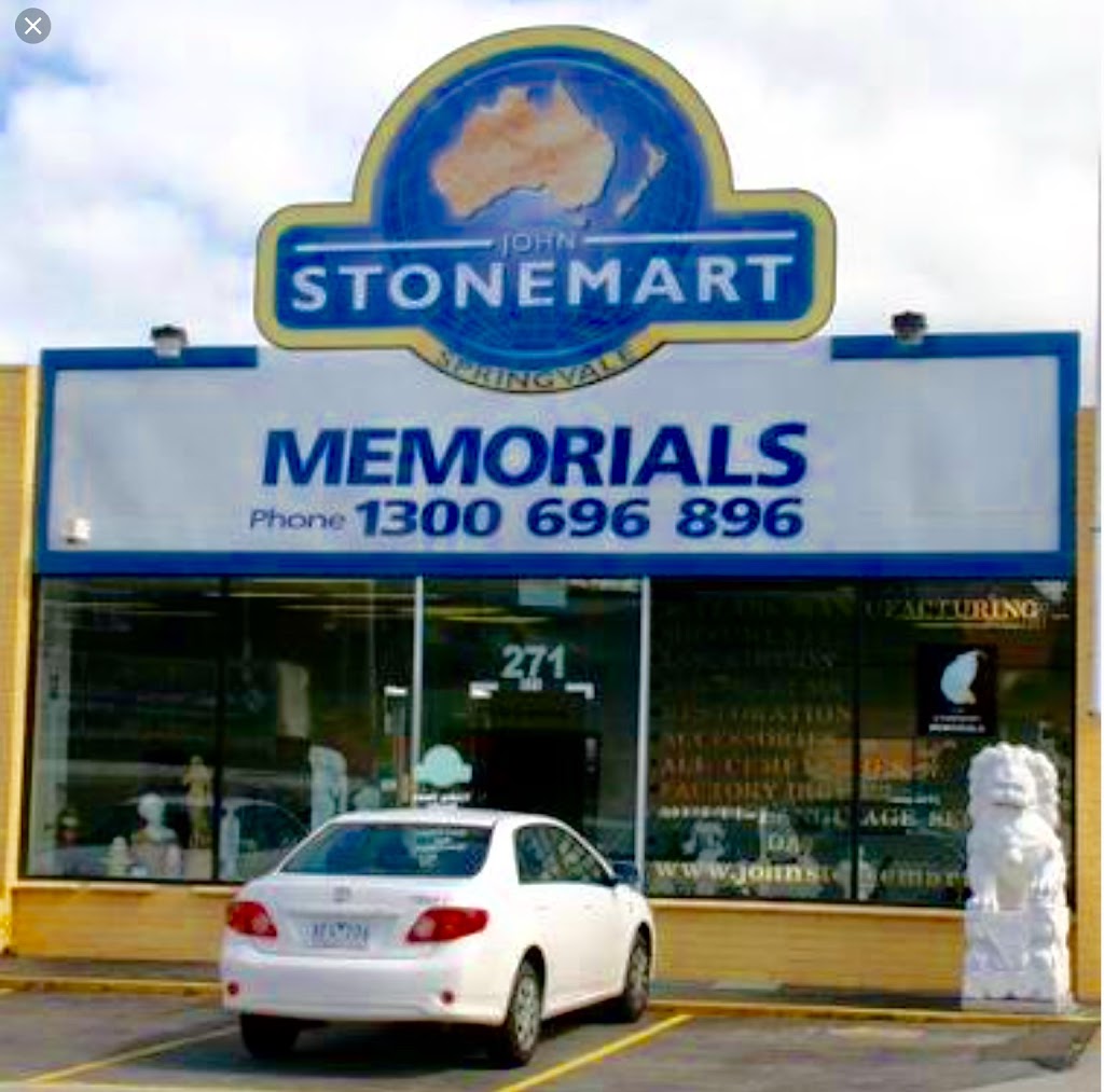 John Stonemart Memorials | 271 Princes Hwy, Dandenong VIC 3175, Australia | Phone: (03) 9706 8108