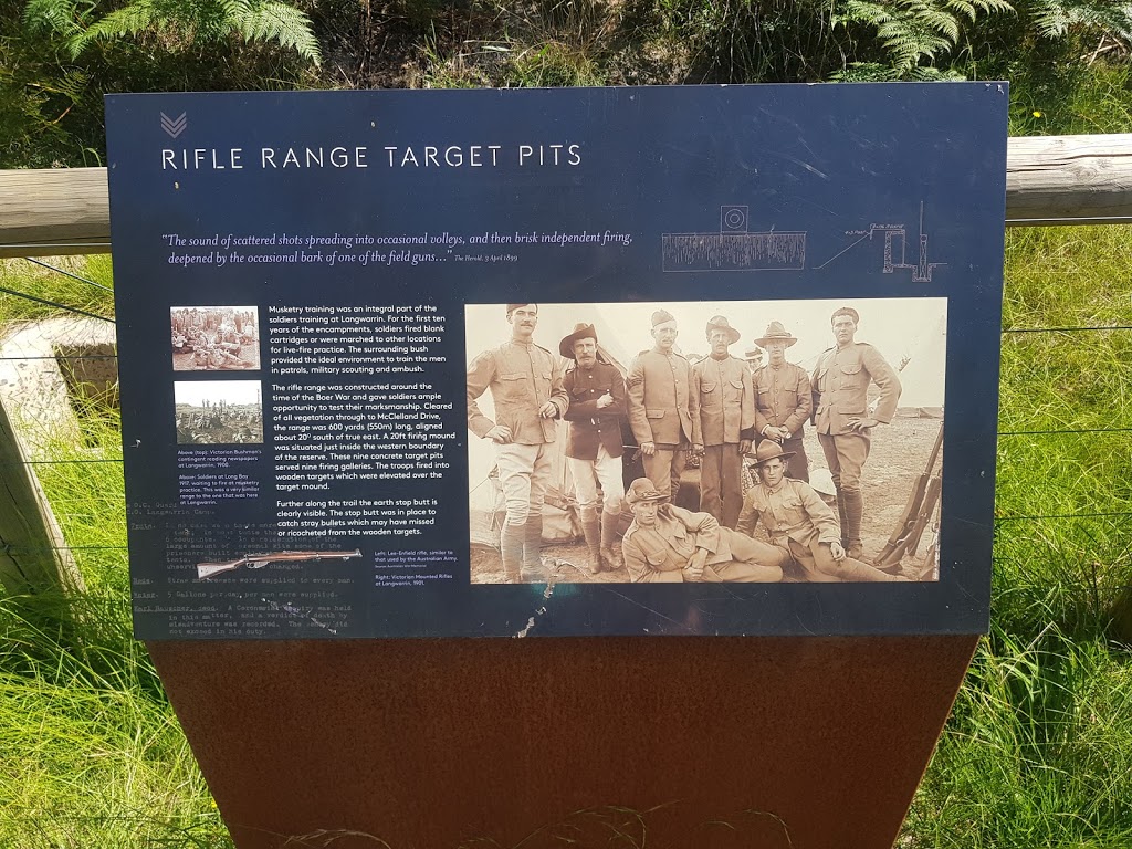 Rifle Range Target Pits | Owen Dawson Track, Langwarrin VIC 3910, Australia