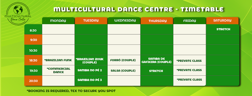 Multicultural Dance Centre | 803 Waterworks Rd, The Gap QLD 4061, Australia | Phone: 0411 384 260