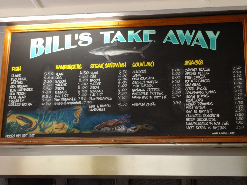 Bills Takeaway Fish & Chip Shop | meal takeaway | 541 Burke Rd, Camberwell VIC 3124, Australia | 0398227609 OR +61 3 9822 7609
