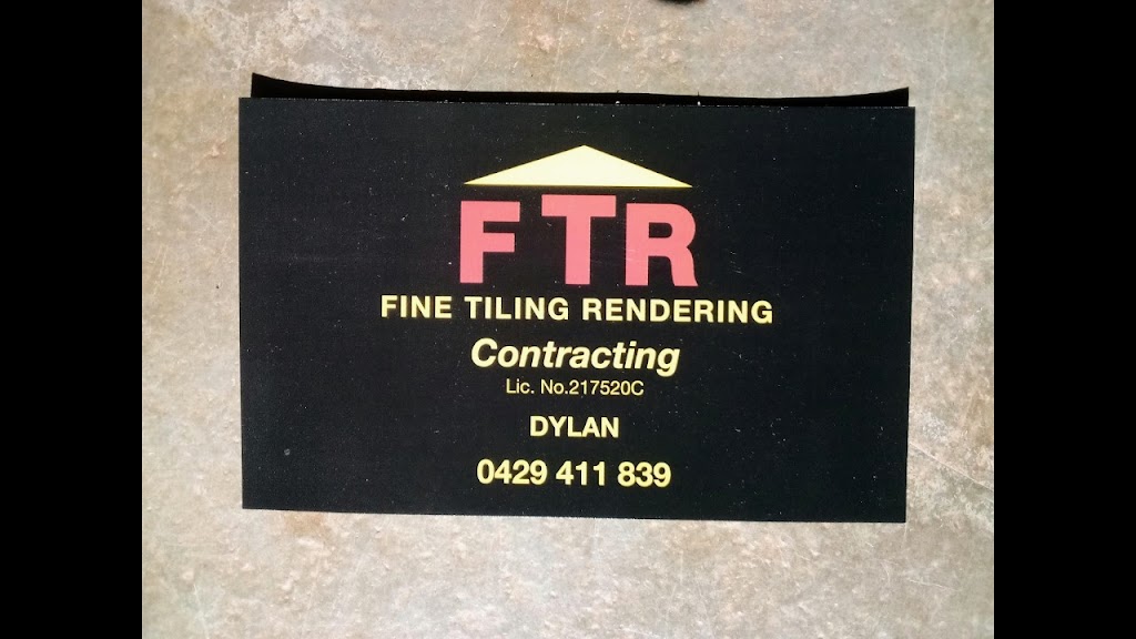 FTR contracting- Fine Tiling & Rendering. | general contractor | Craigmoor Rd, Mudgee NSW 2850, Australia | 0429411839 OR +61 429 411 839