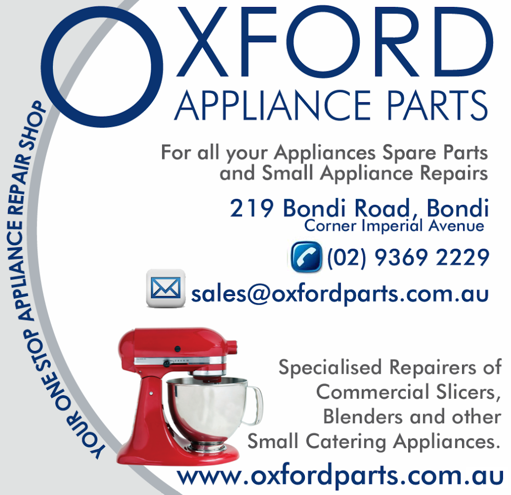 Oxford Appliances | home goods store | 219 Bondi Rd, Bondi NSW 2026, Australia | 0293692229 OR +61 2 9369 2229