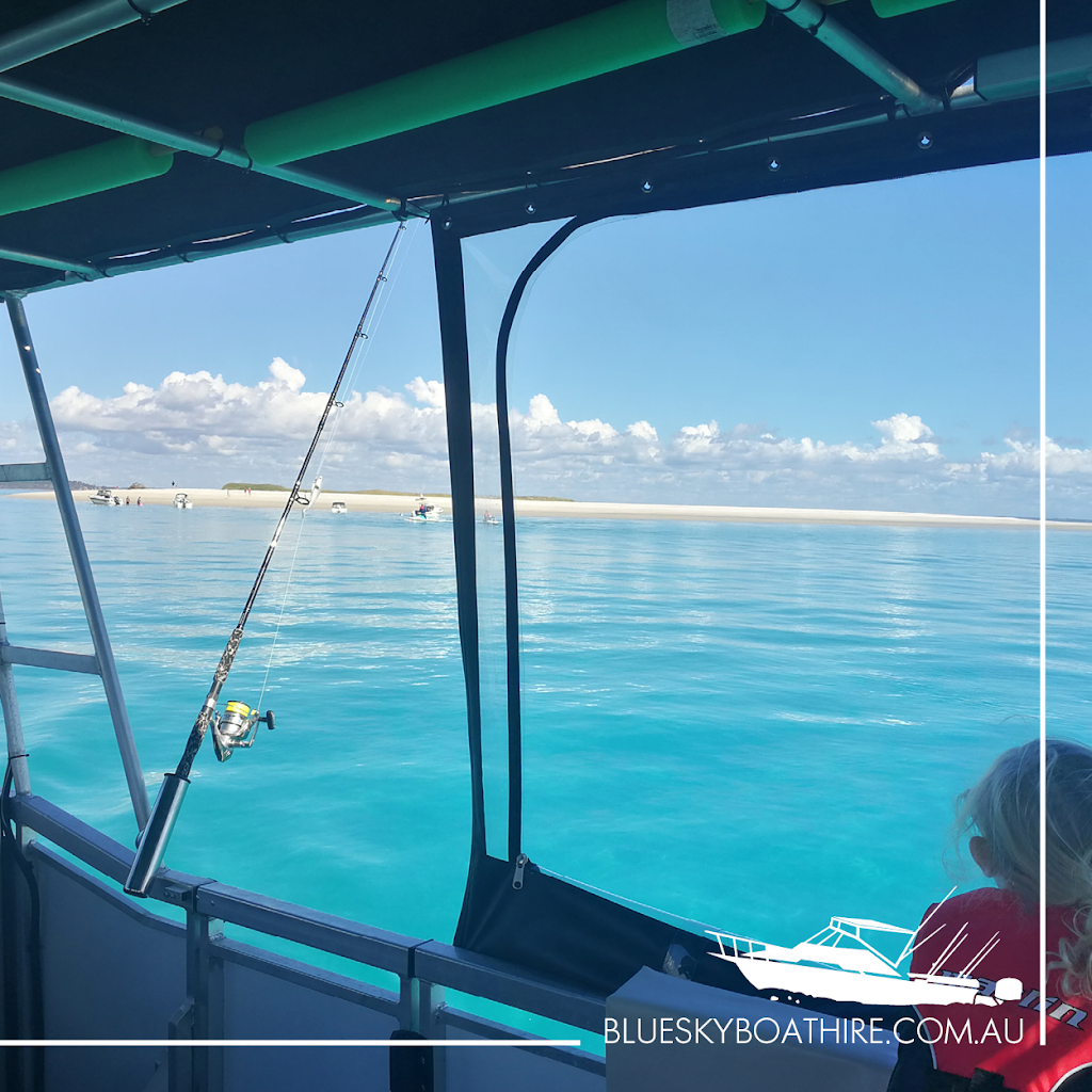 Blue Sky Boat Hire Hervey Bay | C/- Fishermans Wharf Marina, 864 Boat Harbour Dr, Urangan QLD 4655, Australia | Phone: 0402 676 047