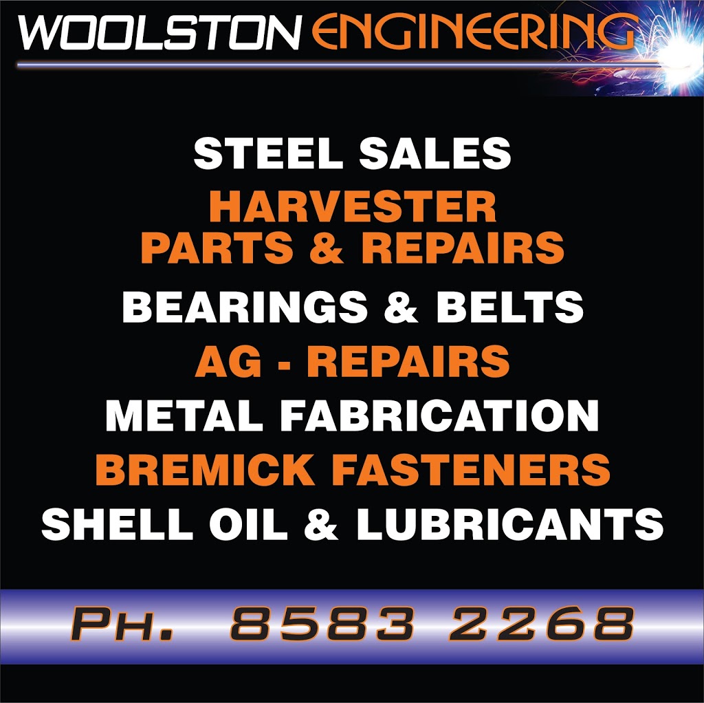 Woolston Engineering | 487 Old Sturt Hwy, Glossop SA 5343, Australia | Phone: (08) 8583 2268
