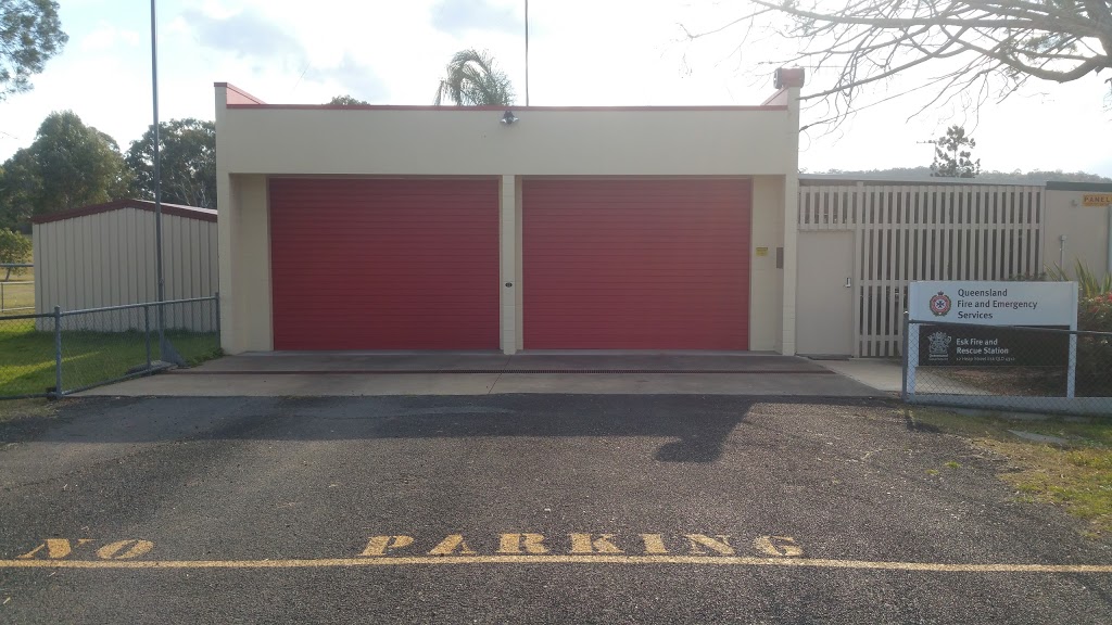 Esk Fire & Emergency Station | fire station | 12 Heap St, Esk QLD 4312, Australia | 0754683301 OR +61 7 5468 3301