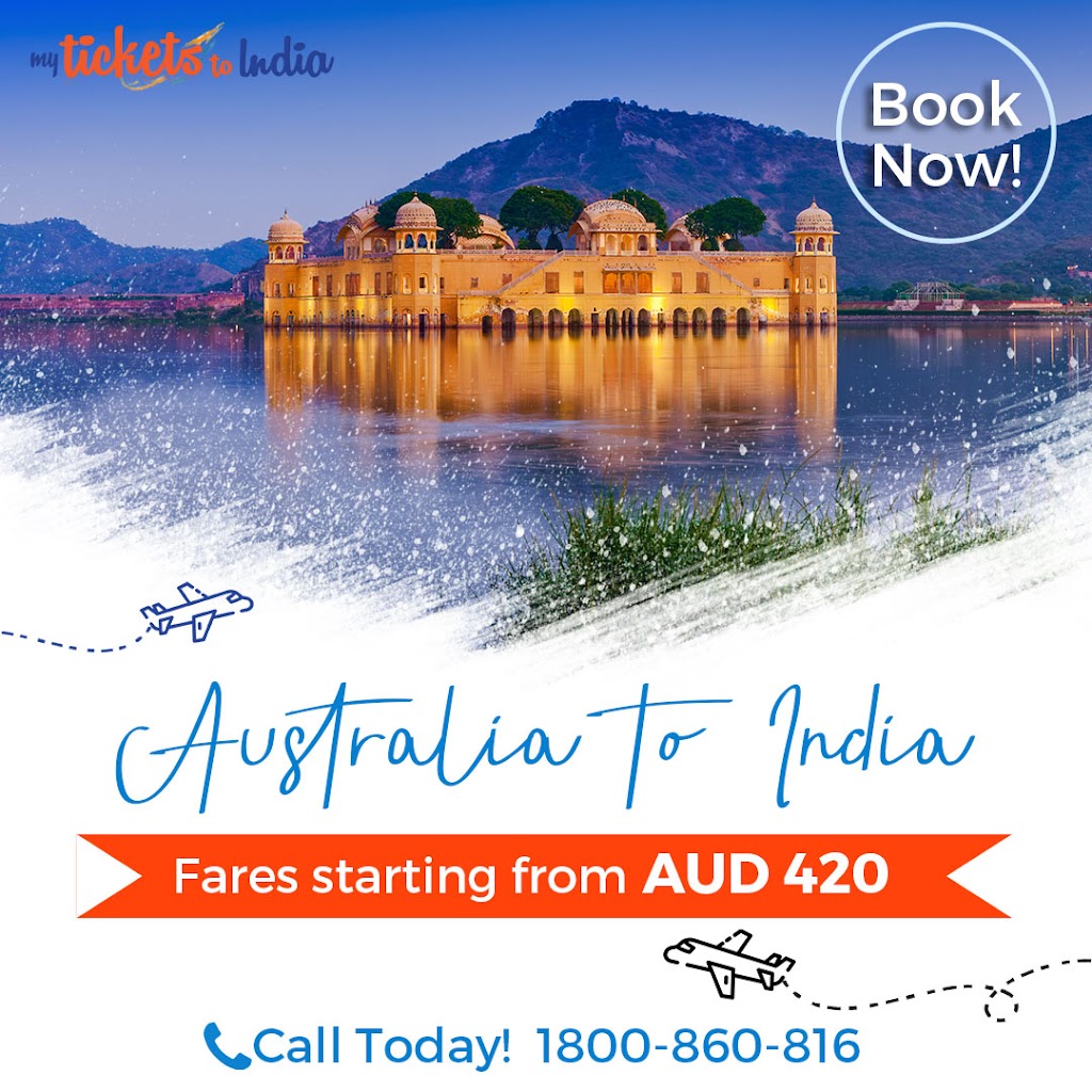 My Tickets to India - Best Tour & Travel Agency in Australia | 10 Boxer Dr, Wyndham Vale VIC 3024, Australia | Phone: (08) 7078 8283
