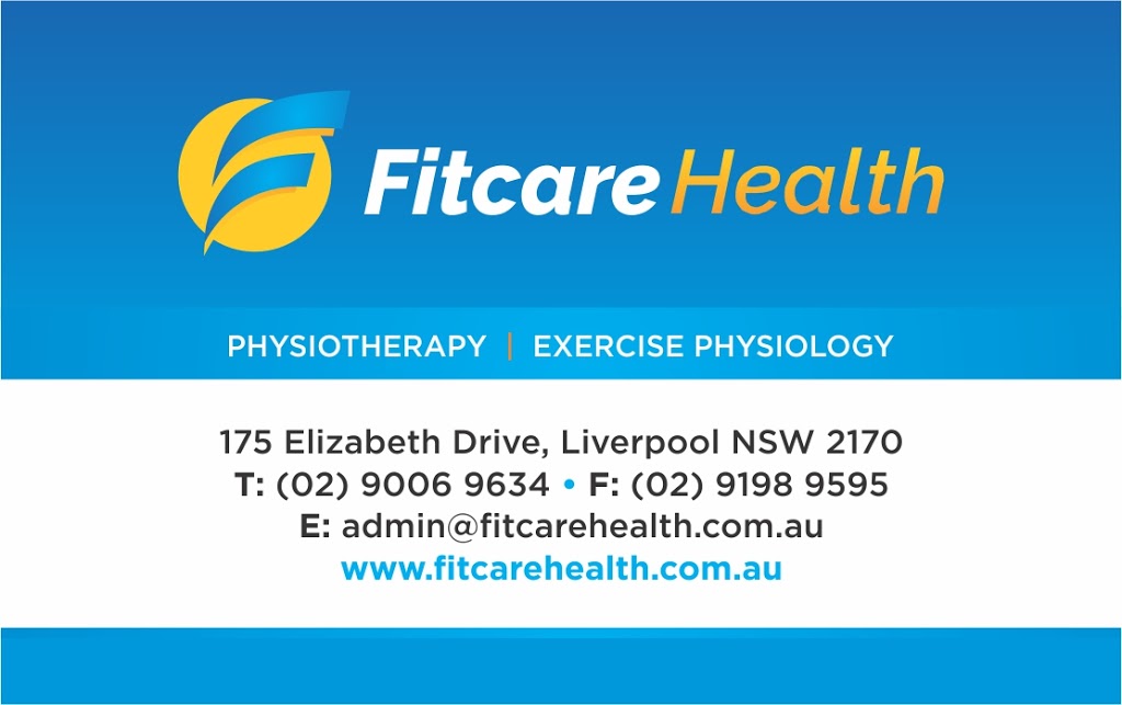 Fitcare Health Liverpool | physiotherapist | 177 Elizabeth Dr, Liverpool NSW 2170, Australia | 0296007778 OR +61 2 9600 7778