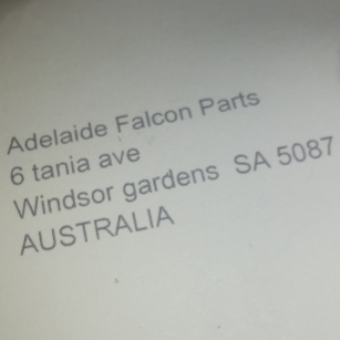 Adelaide Falcon Parts | 6 Tania Ave, Windsor Gardens SA 5087, Australia