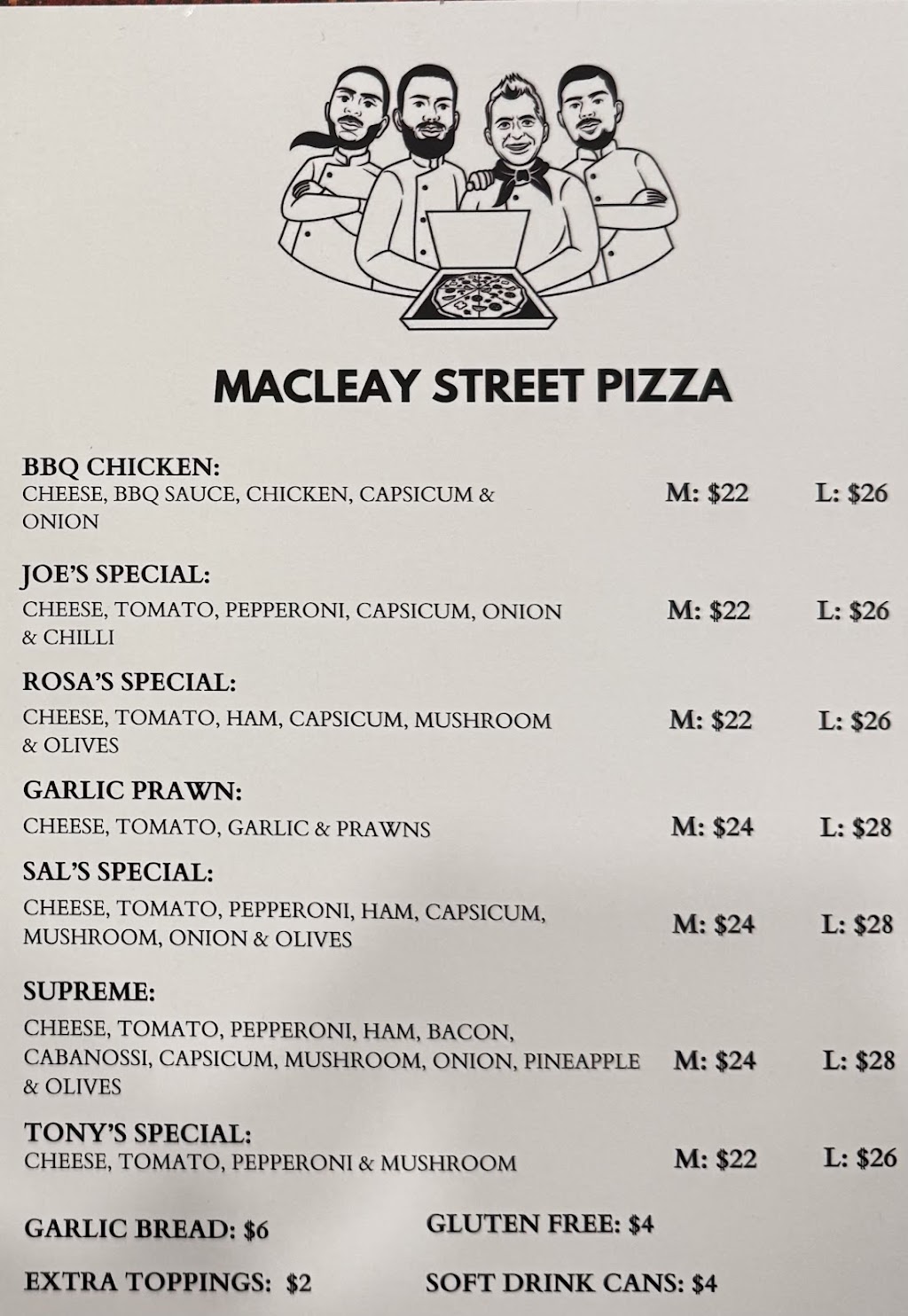 Macleay Street Pizza | 5a/34-36 Darlinghurst Rd, Potts Point NSW 2011, Australia | Phone: (02) 8526 0140