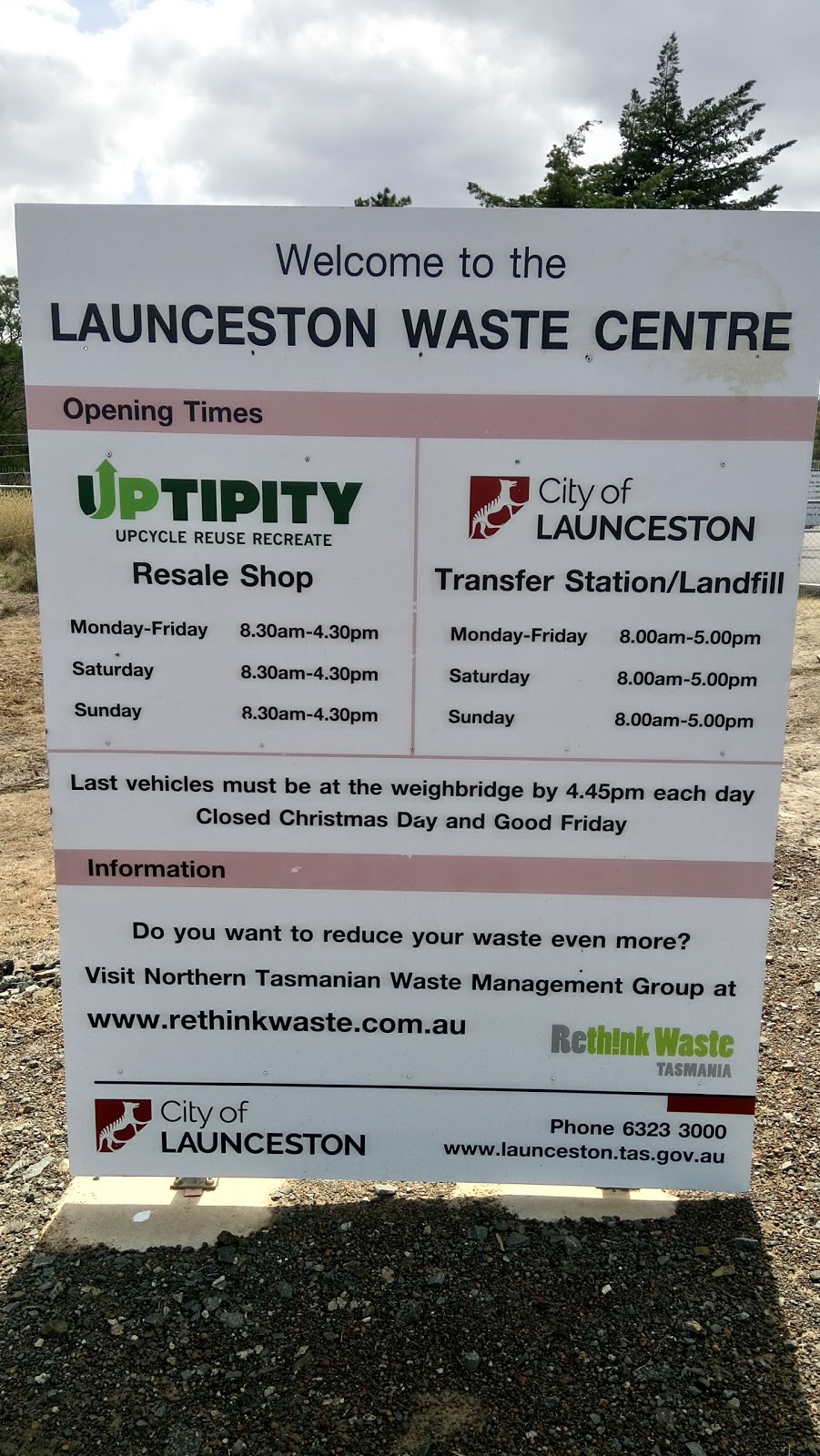 Launceston waste center | Cavalry Rd, Mowbray TAS 7248, Australia | Phone: (03) 6323 3000