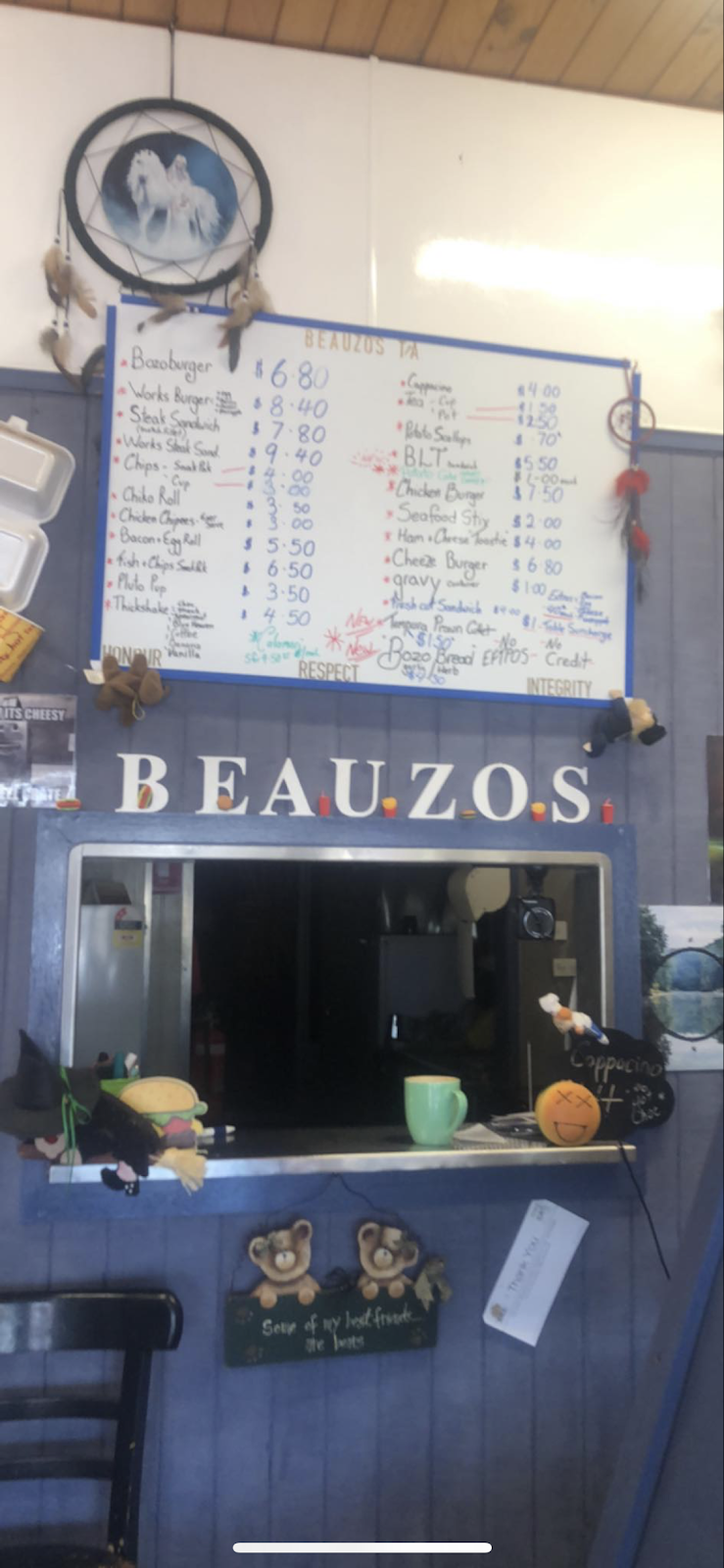 Beauzo’s Cafe | cafe | 20 Renshaw St, Binnaway NSW 2395, Australia | 0400818488 OR +61 400 818 488