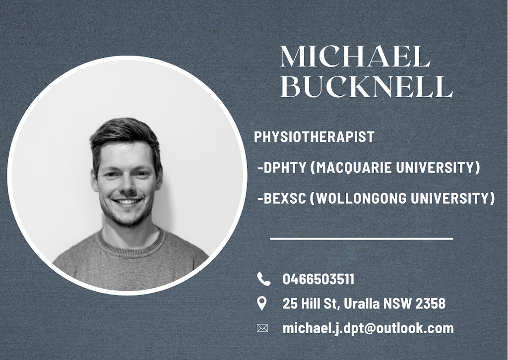 Michael Bucknell Physiotherapy | University of New England, SportUNE Drive, Armidale NSW 2350, Australia | Phone: 0466 503 511