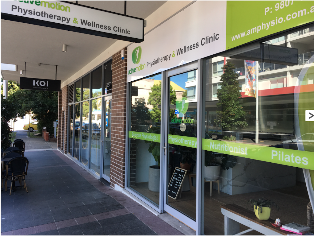 Active Motion Physiotherapy & Health Clinic | physiotherapist | 2/62-66 Blaxland Rd, Ryde NSW 2112, Australia | 0298074437 OR +61 2 9807 4437