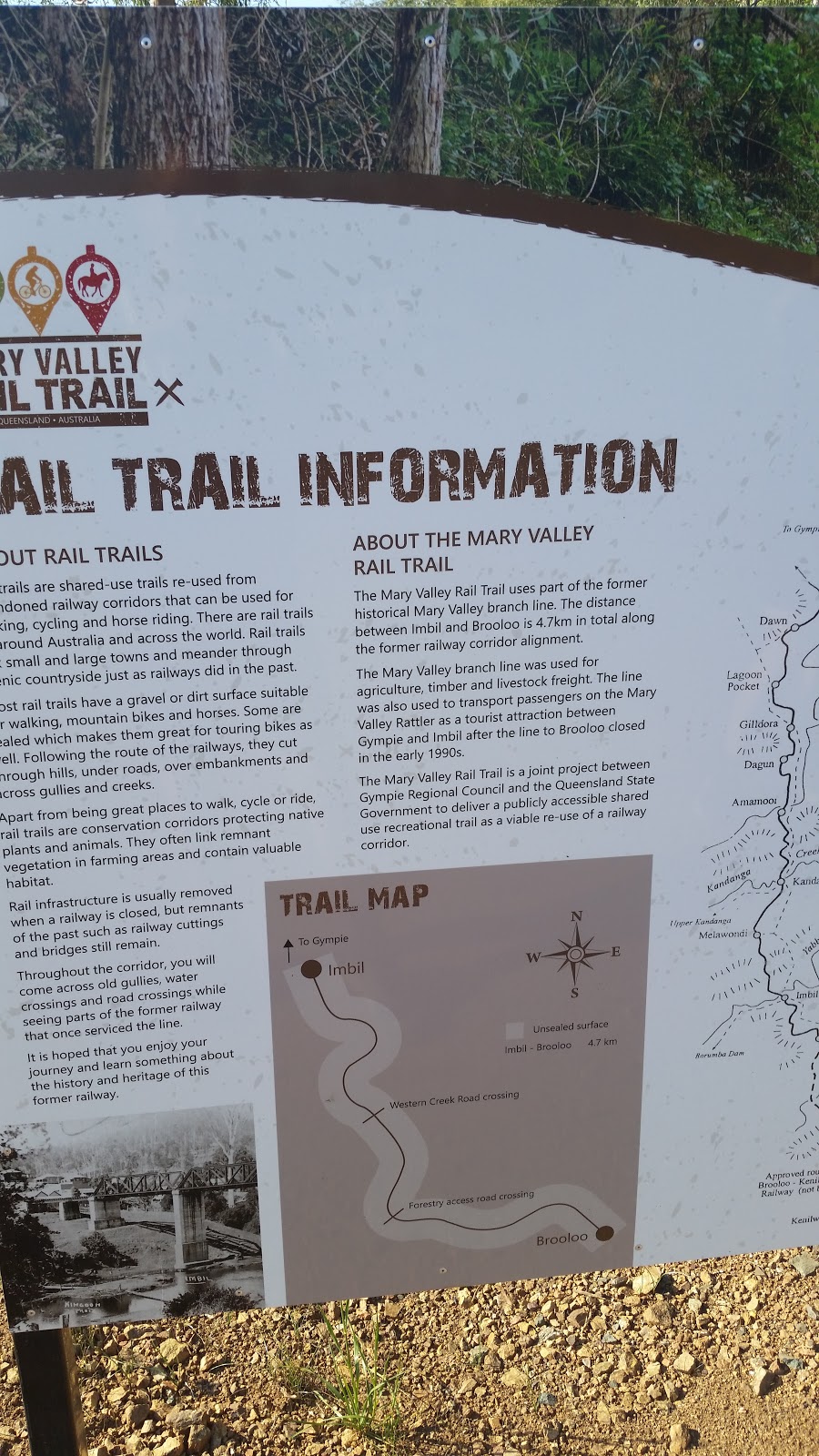 Mary Valley Rail Trail | park | Selwyn St, Imbil QLD 4570, Australia