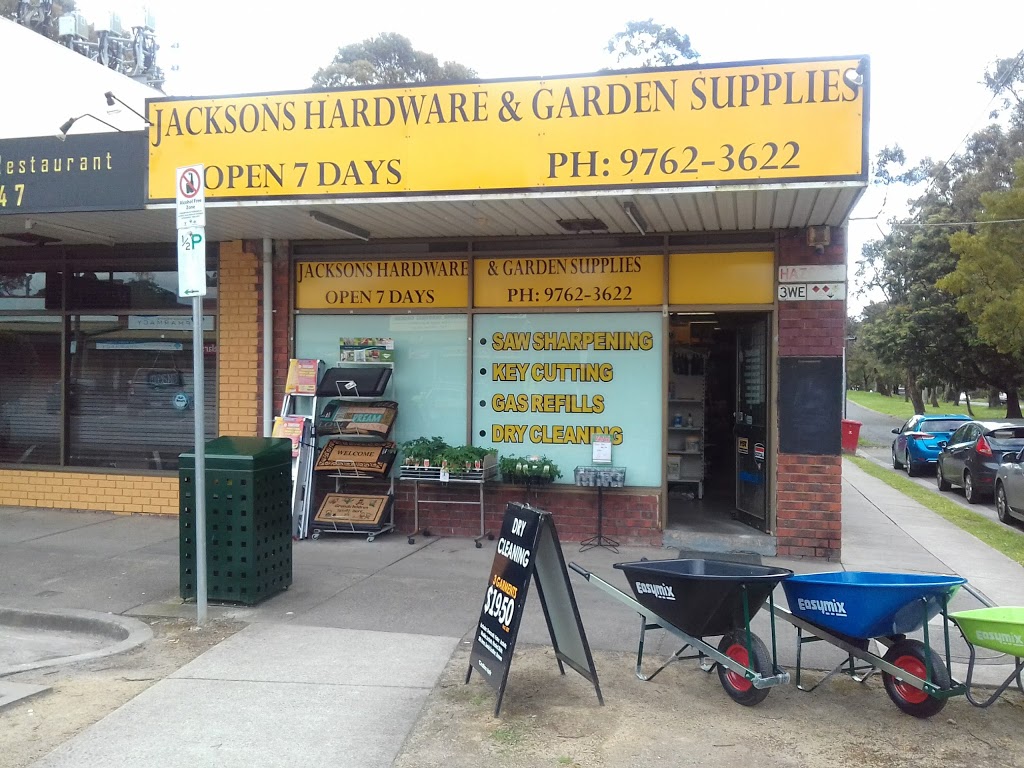 Jacksons Hardware & Garden Supplies | hardware store | 2 Alchester Cres, Boronia VIC 3155, Australia | 0397623622 OR +61 3 9762 3622