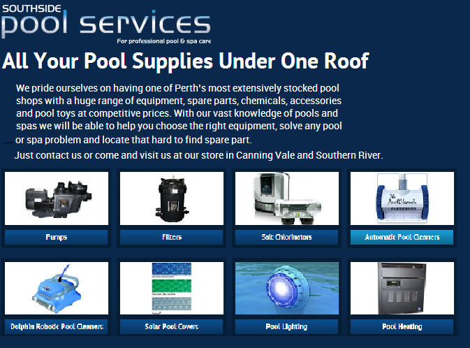 Southside Pool Services | South City Trade Center, Unit 6 South Street, Canning Vale WA 6155, Australia | Phone: (08) 9455 2770