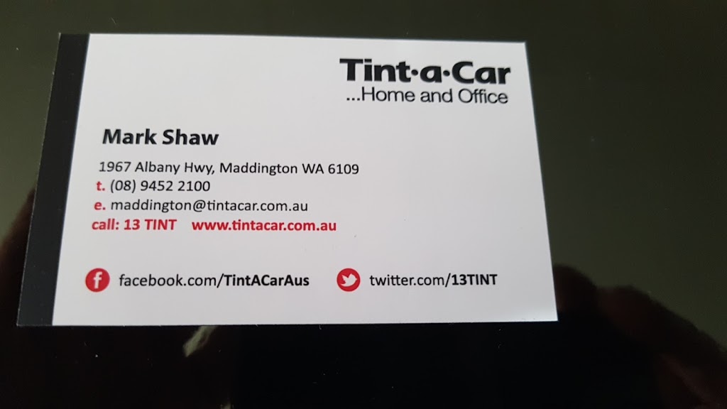 Tint A Car Maddington & Tint A Home Maddington | car repair | 1967 Albany Hwy, Maddington WA 6109, Australia | 0865000789 OR +61 8 6500 0789