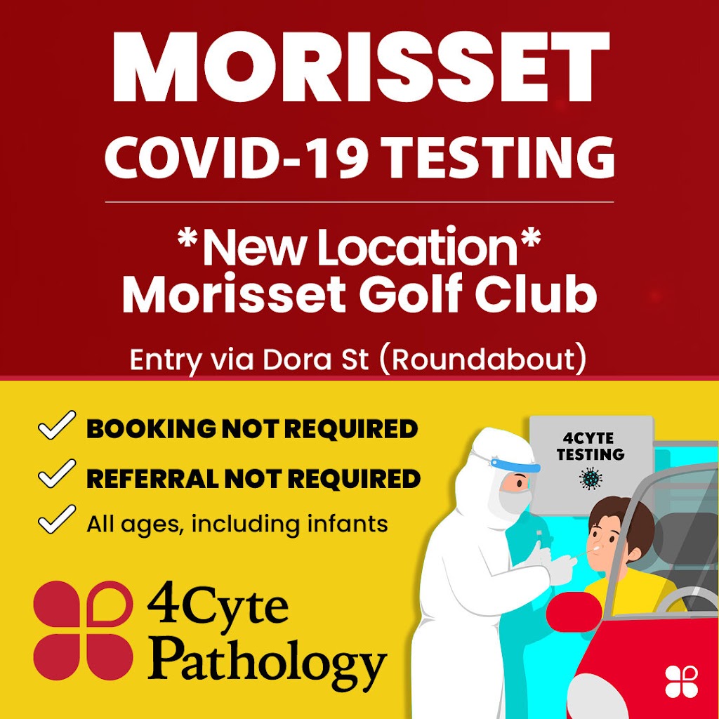 Morisset 4Cyte Pathology Drive-through Clinic | 40 Ourimbah St, Morisset NSW 2264, Australia | Phone: 0435 238 082