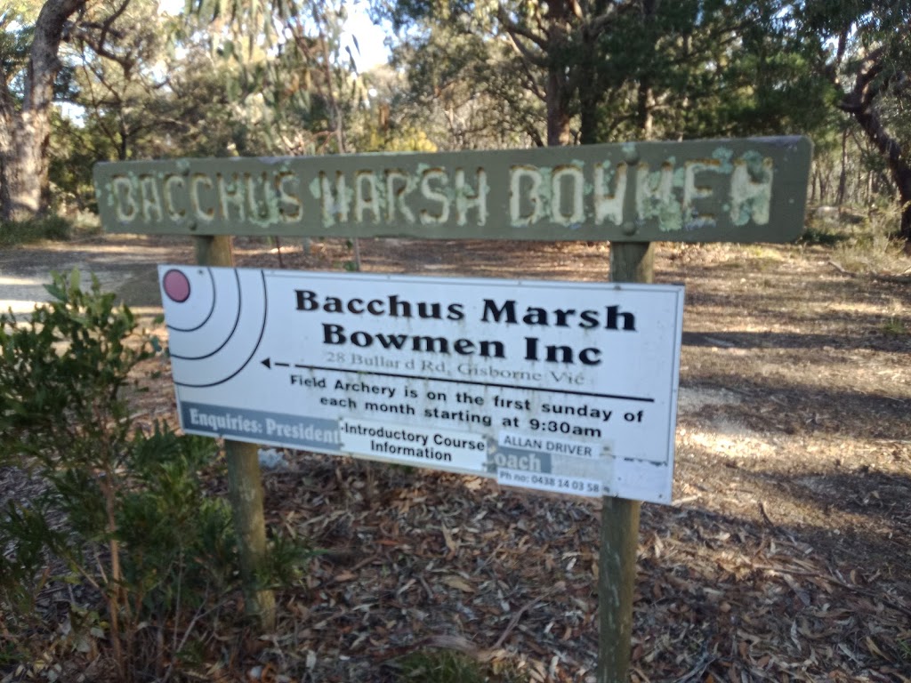 Bacchus Marsh Bowmen |  | 28 Bullard Rd, Gisborne VIC 3437, Australia | 0354282702 OR +61 3 5428 2702