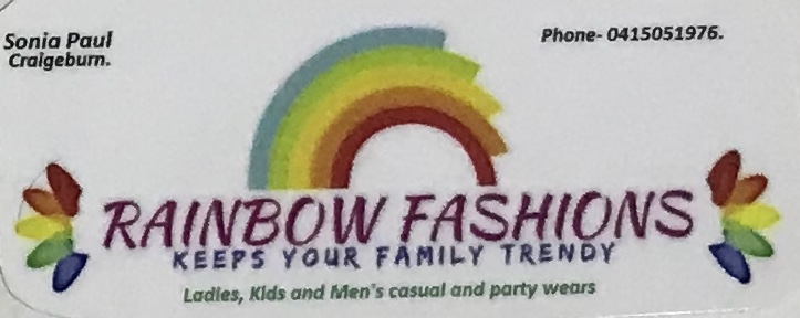 Rainbow Fashions | clothing store | 76 Wisteria Ave, Craigieburn VIC 3064, Australia | 0415051976 OR +61 415 051 976