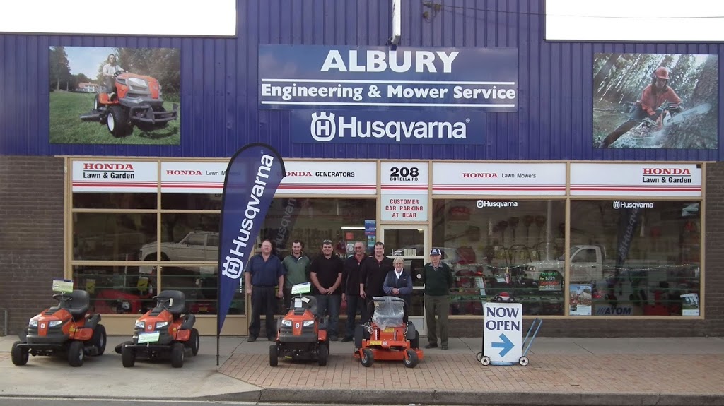 Albury Engineering & Mower Service | store | 208 Borella Rd, Albury NSW 2640, Australia | 0260411444 OR +61 2 6041 1444