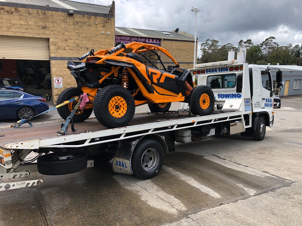 A.B.A.L. Towing |  | 2B Pioneer Ave, Thornleigh NSW 2120, Australia | 0294841316 OR +61 2 9484 1316