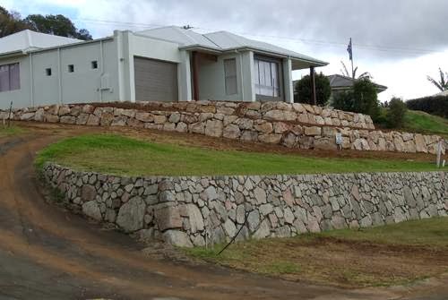 Rock Retaining Walls - Precision Boulder Walls Pty Ltd | store | 25 Georgia St, Godwin Beach QLD 4511, Australia | 0413494542 OR +61 413 494 542