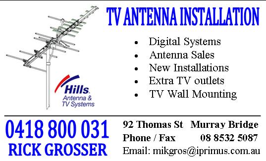 TV Antenna Installation |  | 92 Thomas St, Murray Bridge SA 5253, Australia | 0418800031 OR +61 418 800 031
