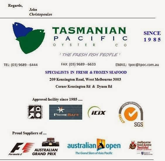 Tasmanian Pacific Oyster Co. | Melbourne VIC 3003, Australia | Phone: (03) 9689 6444