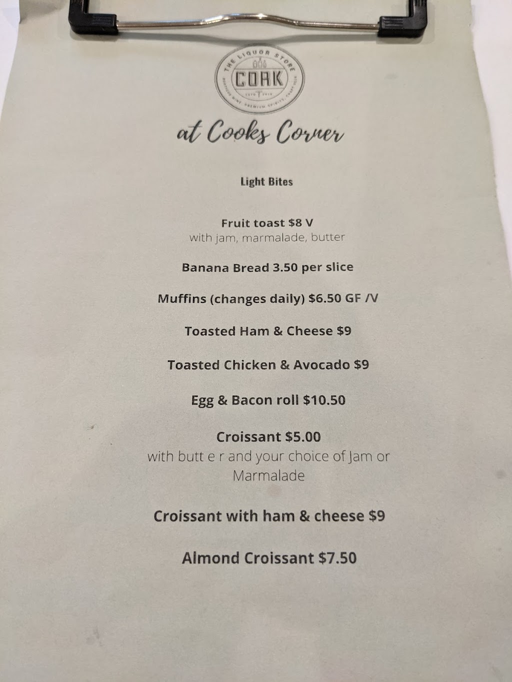 Cork at Cooks Corner | bar | 2 Kallista-Emerald Rd, Kallista VIC 3791, Australia | 0382014229 OR +61 3 8201 4229