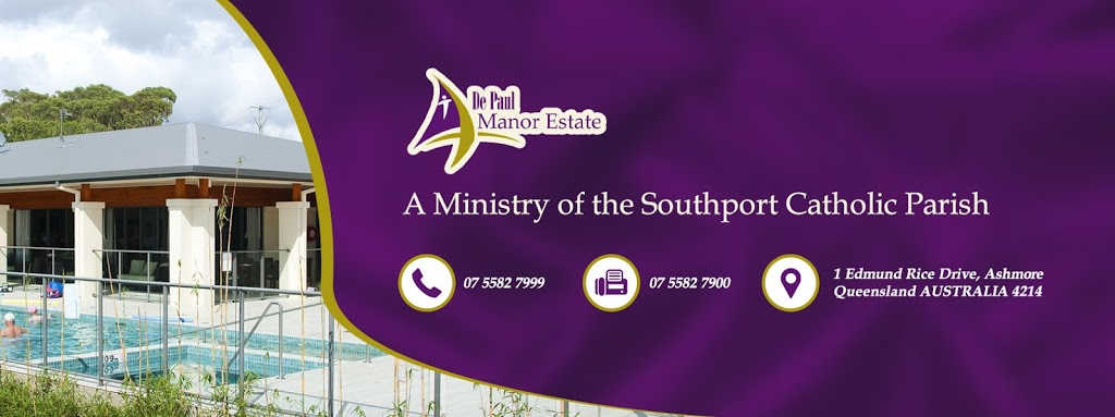De Paul Manor Estate Retirement Village | 1 Edmund Rice Dr, Southport QLD 4215, Australia | Phone: 1800 692 273