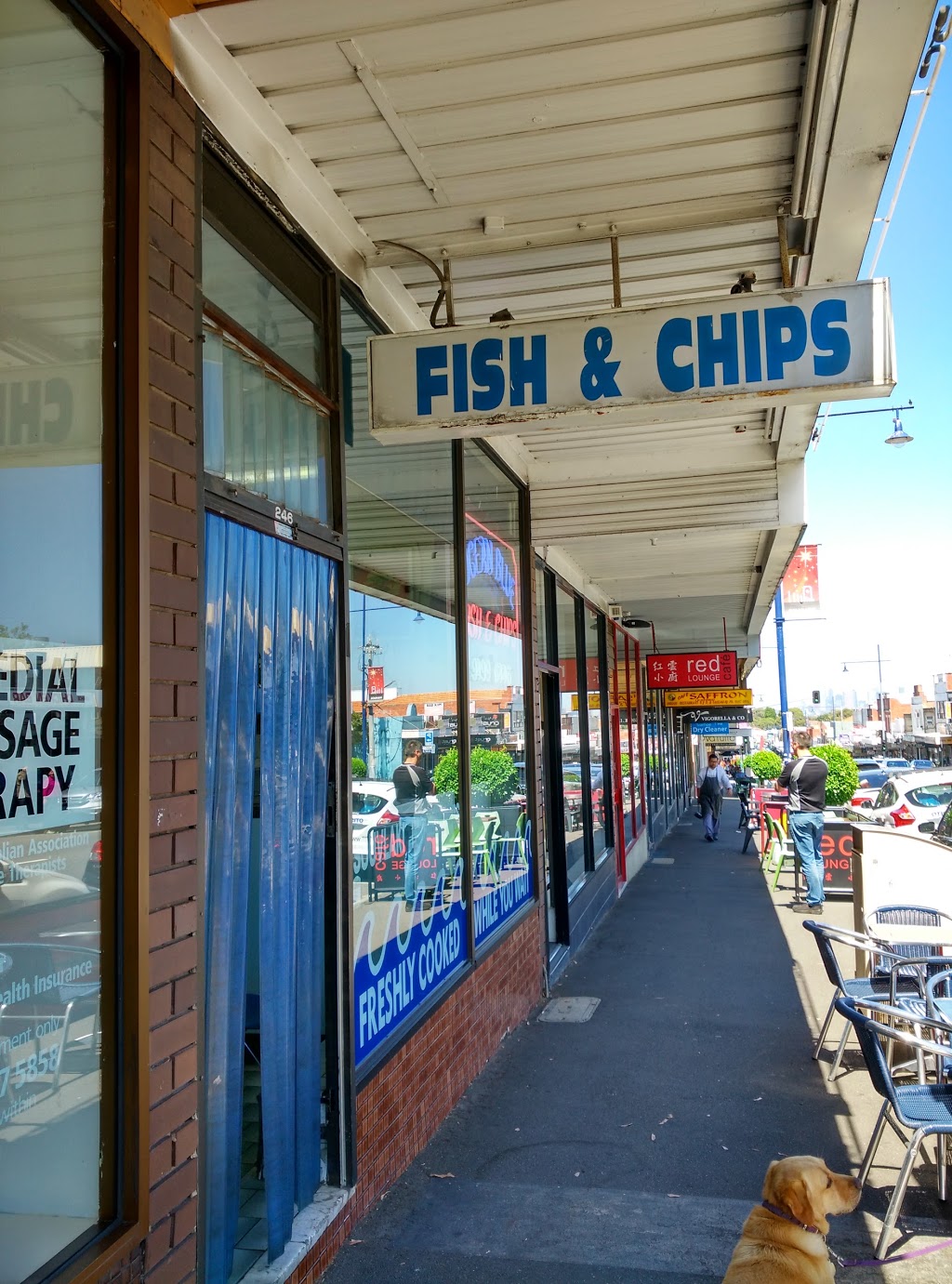 Ocean Blue Fish & Chips | meal takeaway | 246 Upper Heidelberg Rd, Ivanhoe VIC 3079, Australia | 0394996446 OR +61 3 9499 6446