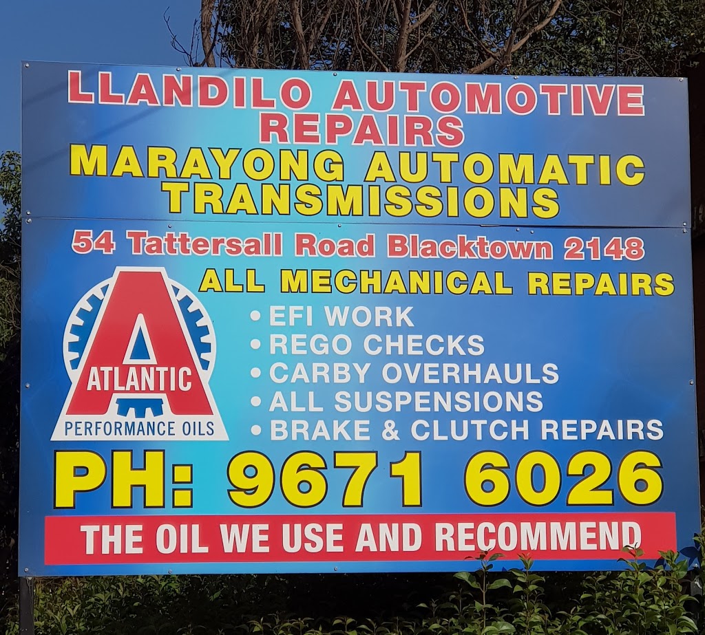 Llandilo Automotive Repairs | car repair | 54 Tattersall Rd, Kings Park NSW 2148, Australia | 0296716026 OR +61 2 9671 6026